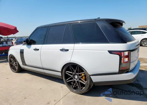 2016 Land Rover Range Rover Hse из США, поврежденный, VIN SALGS2KF6GA255836